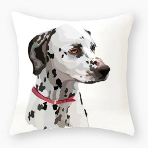 Dalmatian Brushed Cotten Accent Pillowcase~~NWOT